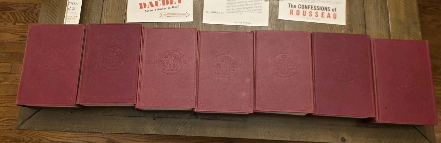 Vintage Walter J Black Giant National Series Book Lot 7 Classics 1928-29