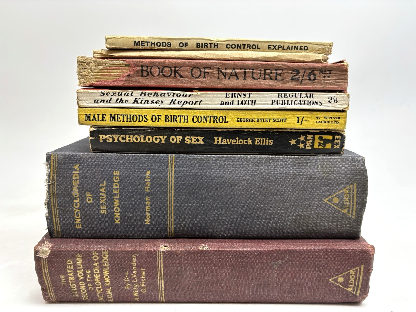 Collection of Vintage Sexual Health Books