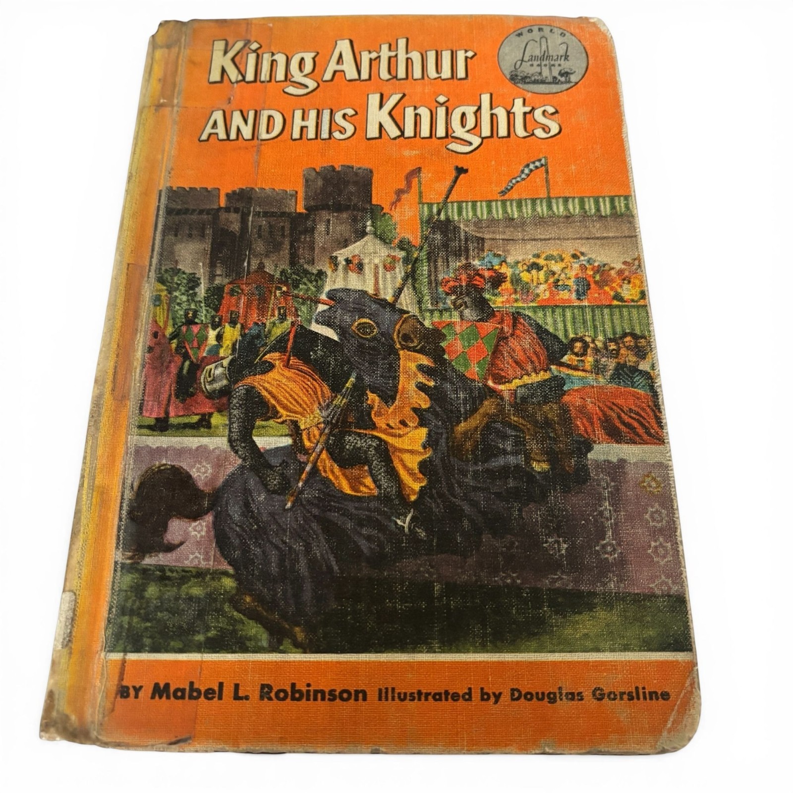 King Arthur and His Knights Vintage Historical Kids Book Robinson 1953 Medieval