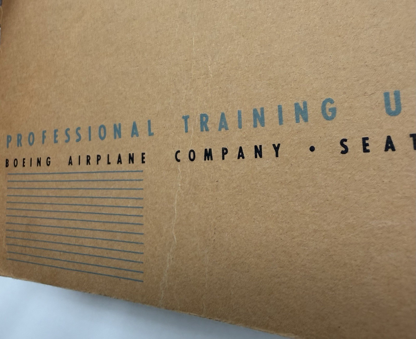 Introduction To Engineering 1960 Boeing Airplane Co. Training Unit Book Vintage