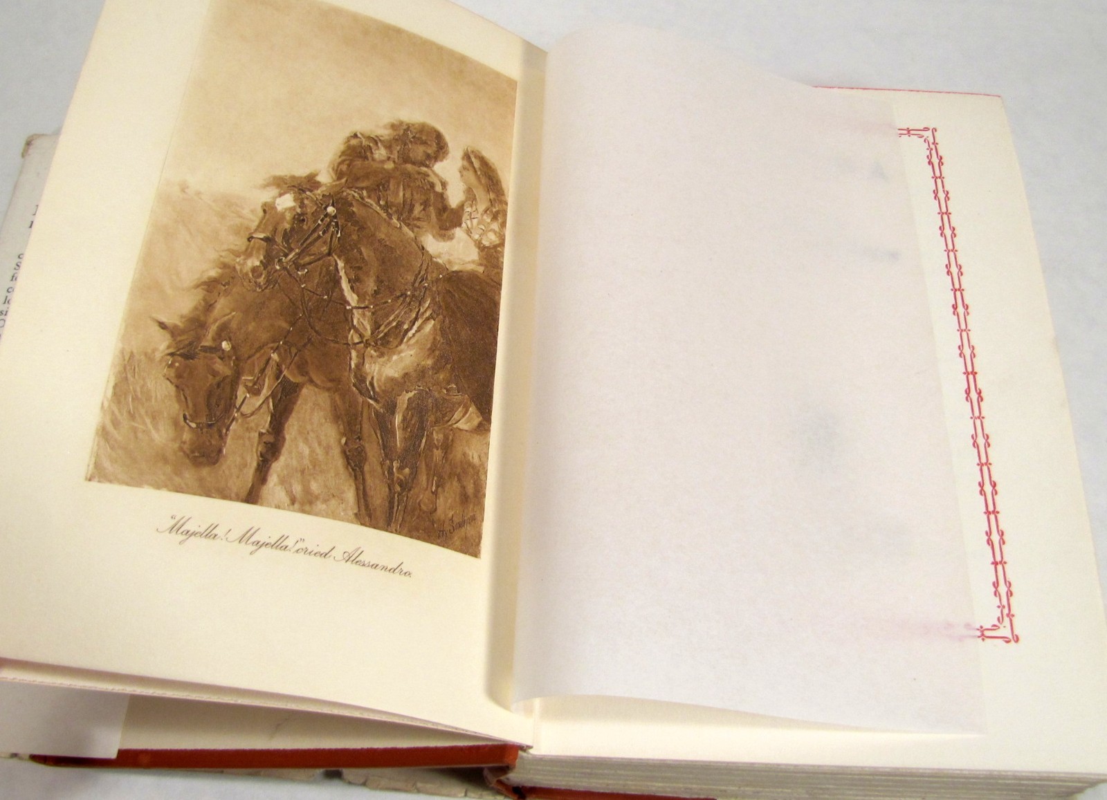RAMONA by Helen Hunt Jackson 1934 Little Brown And Company Vintage Hardback w DJ