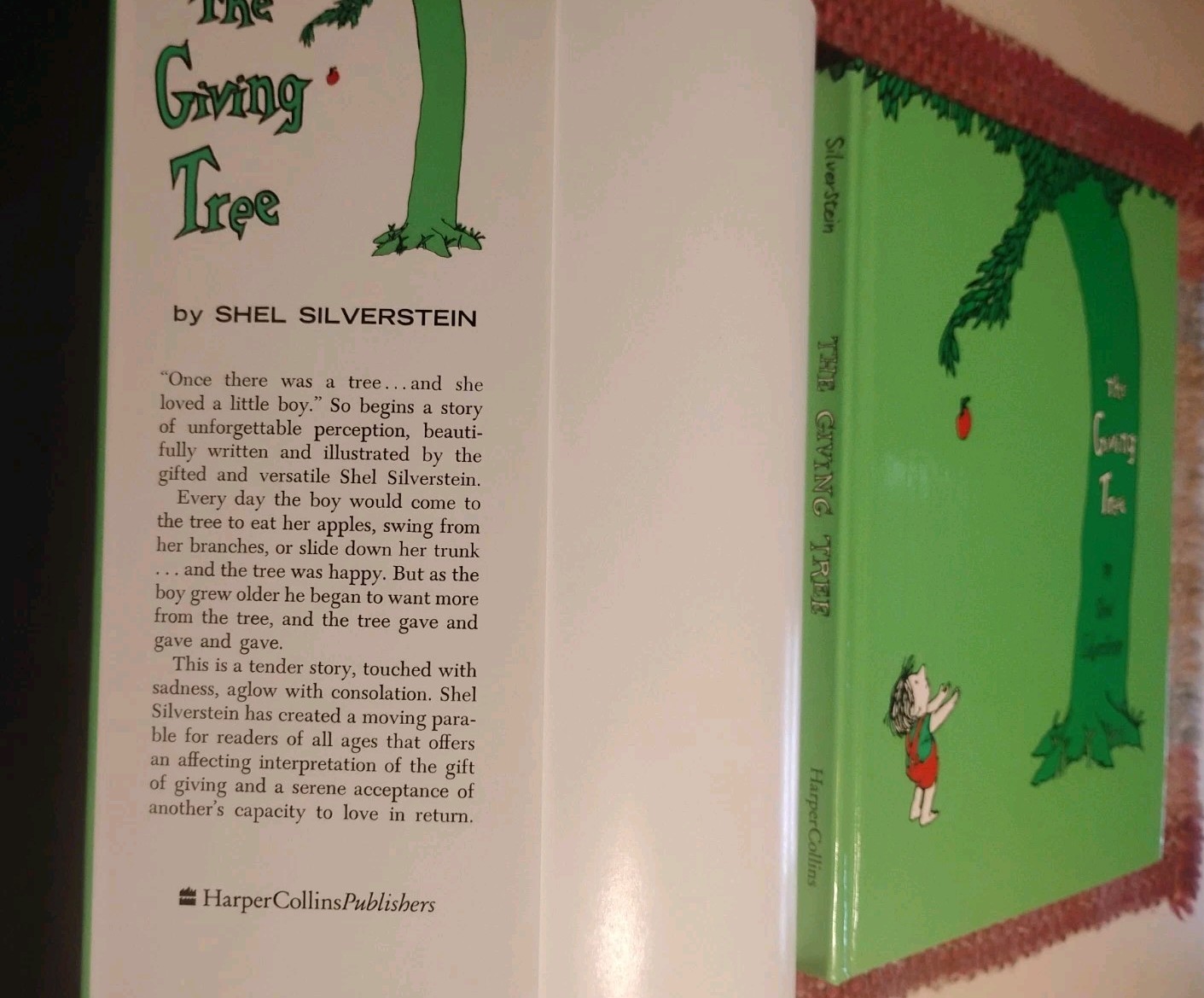 The Giving Tree VTG HCDJ Silverstein Harper Collins Excellent Condition