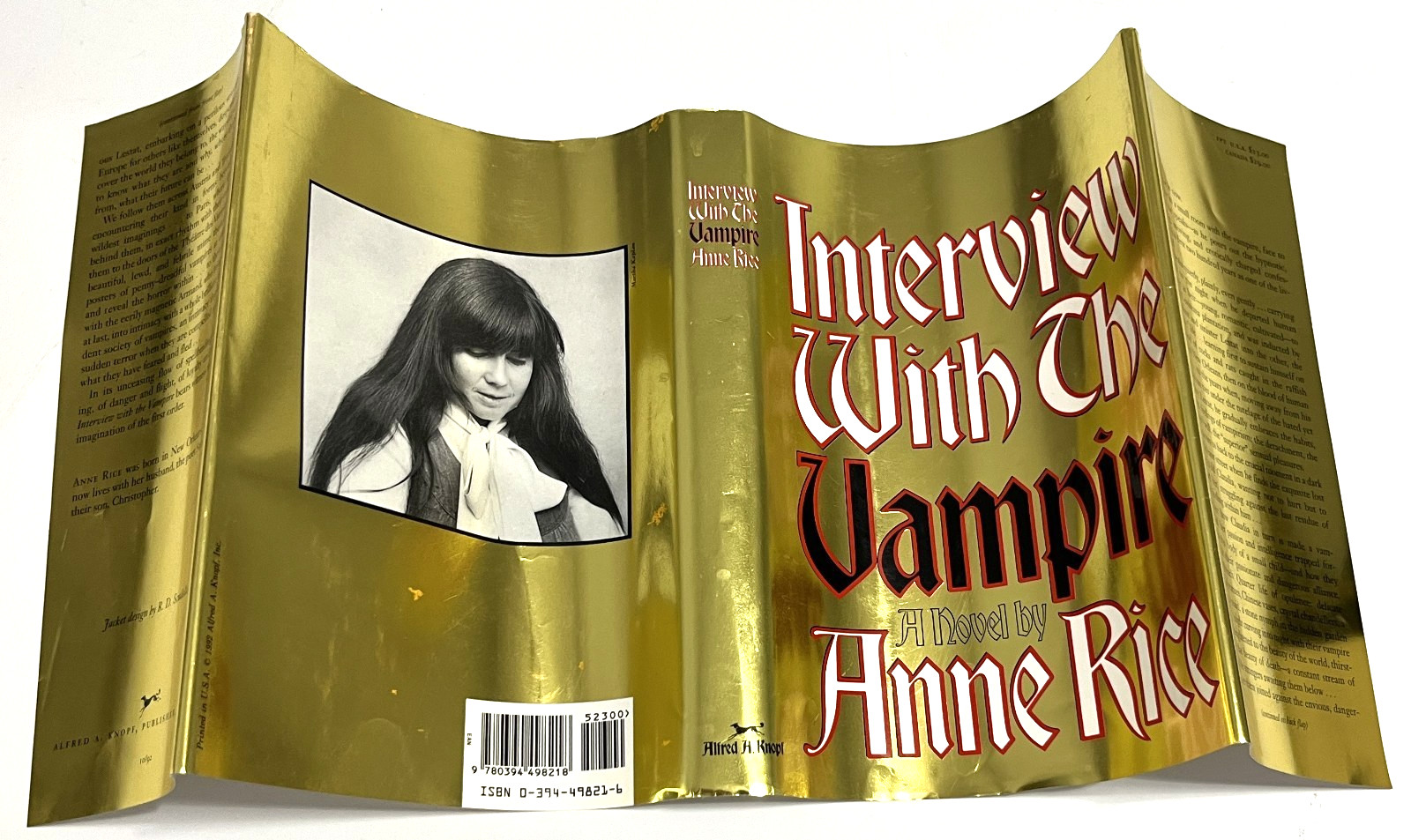 ANNE RICE Interview w/ the Vampire Tale of the Body Thief 1st Ed SIGNED Lot of 2