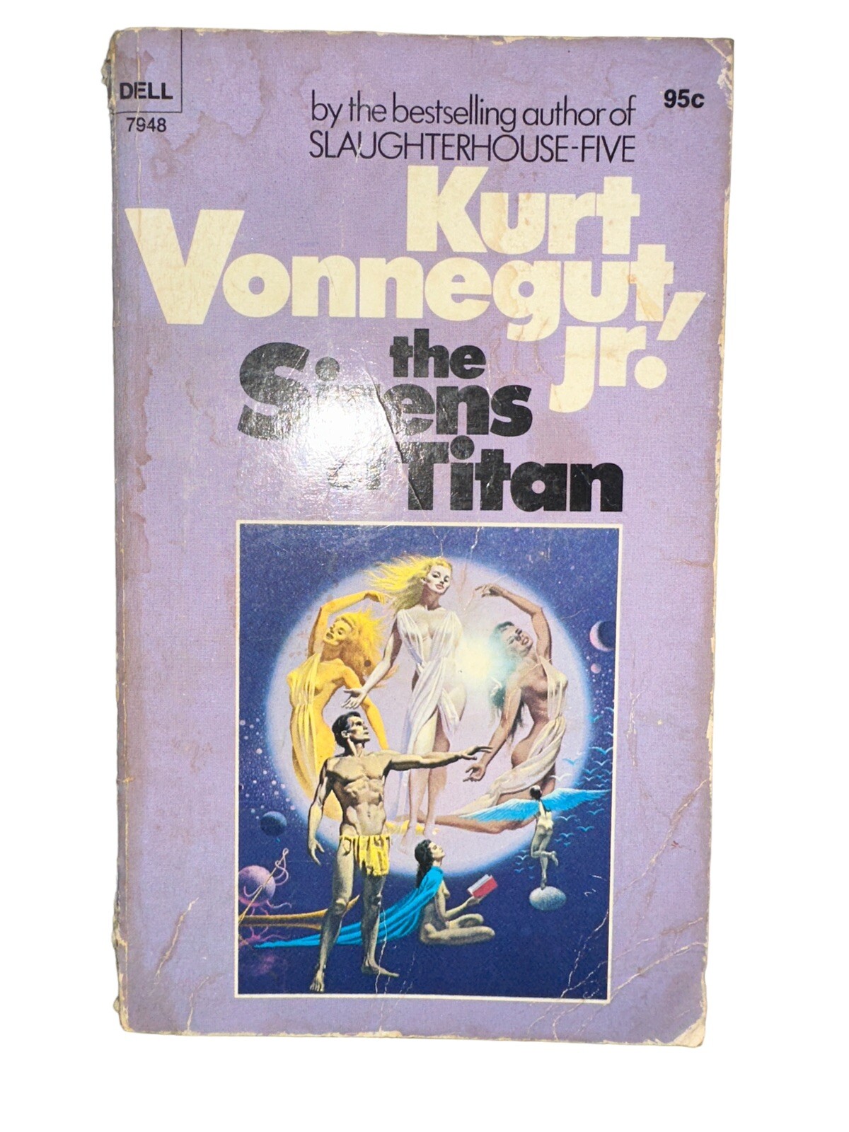 The Sirens of Titan Kurt Vonnegut 1970 1st Printing Dell Vintage MMPB Sci-Fi