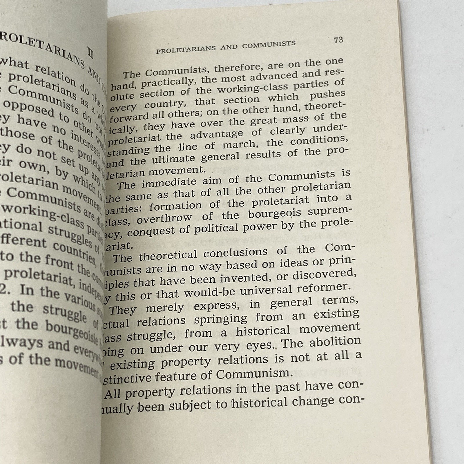 2 Vintage Classic Communist Books Pocket Sized Published in English by USSR