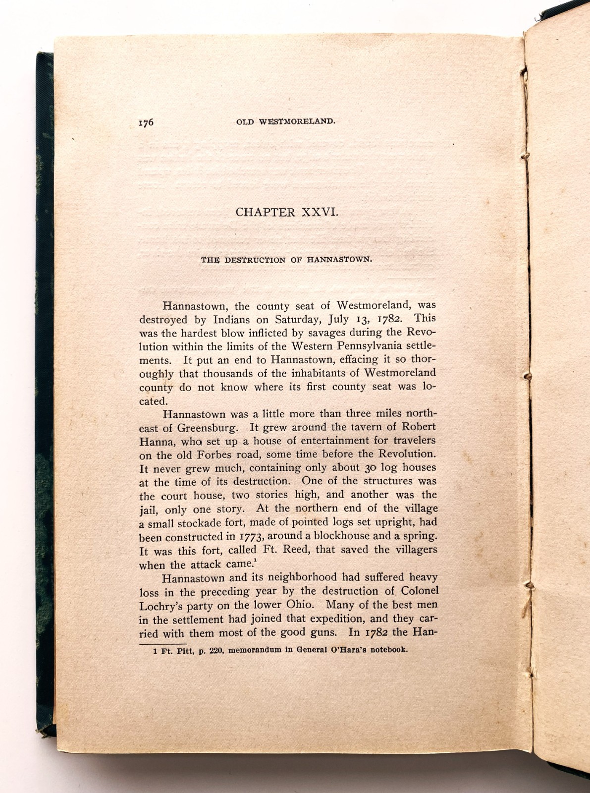 Old Westmoreland A History of Western Pennsylvania During the Revolution HC 1900