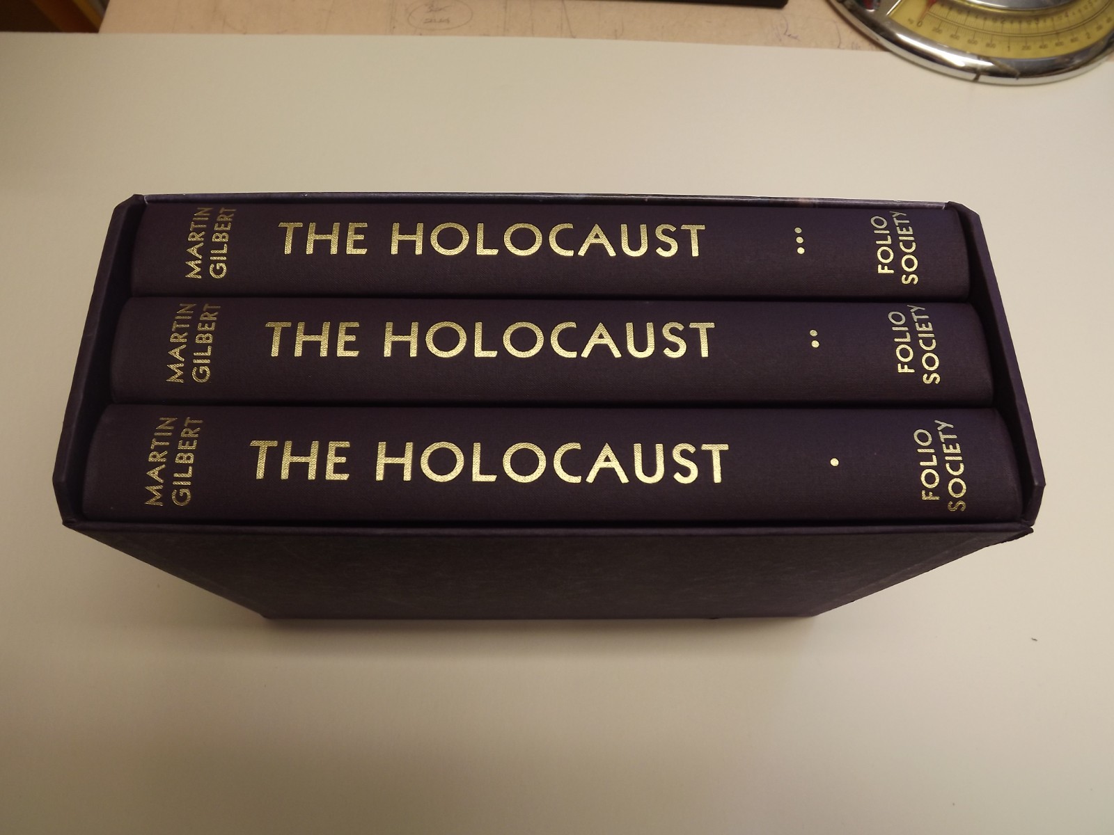 The Holocaust – Martin Gilbert – 2012 – Folio Society – 3 Volumes Slipcase VGC
