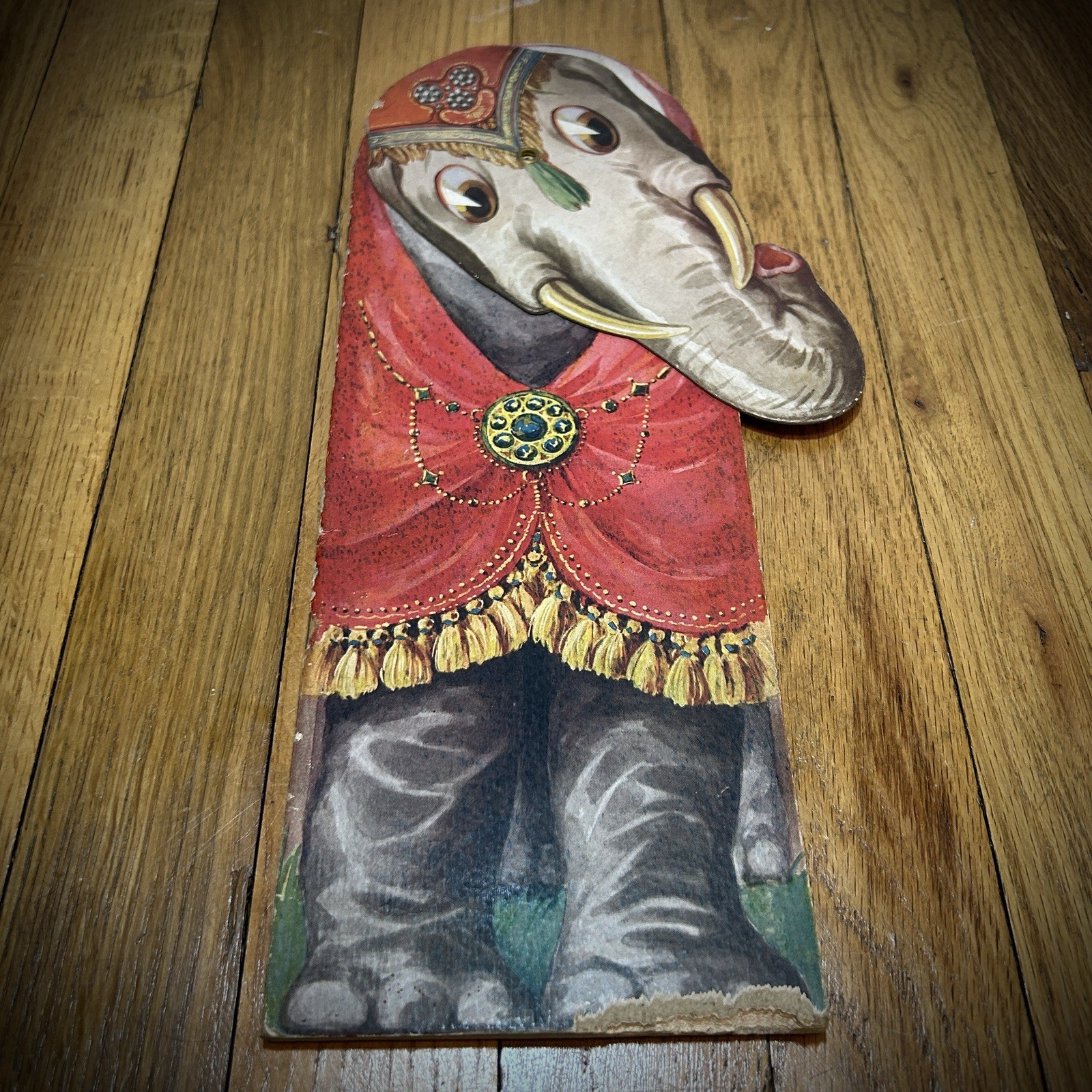 Rare 1925 JOGGY JUMBO MOTIONTOY BOOK by Jean Woods Finley Elephant
