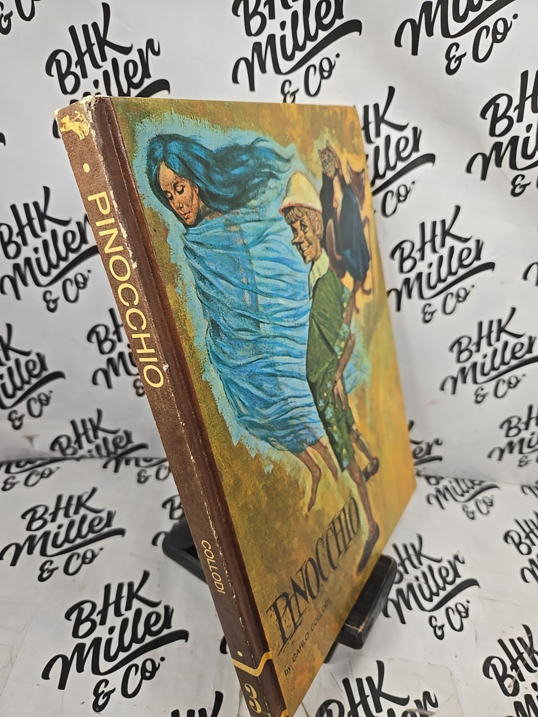 Vtg Pinocchio by Carlo Collodi 1968 Educator Classic Library-Staff Illustrated