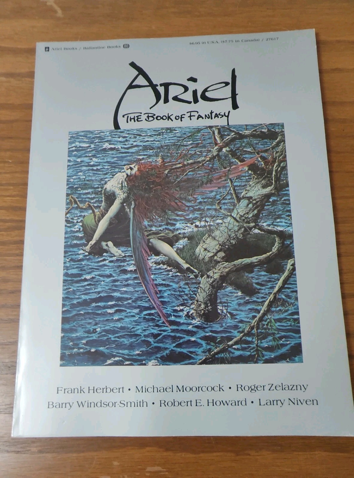 Vintage ARIEL THE BOOK OF FANTASY Lot Vol 2 3 4 Ballantine Softcover Art SciFi