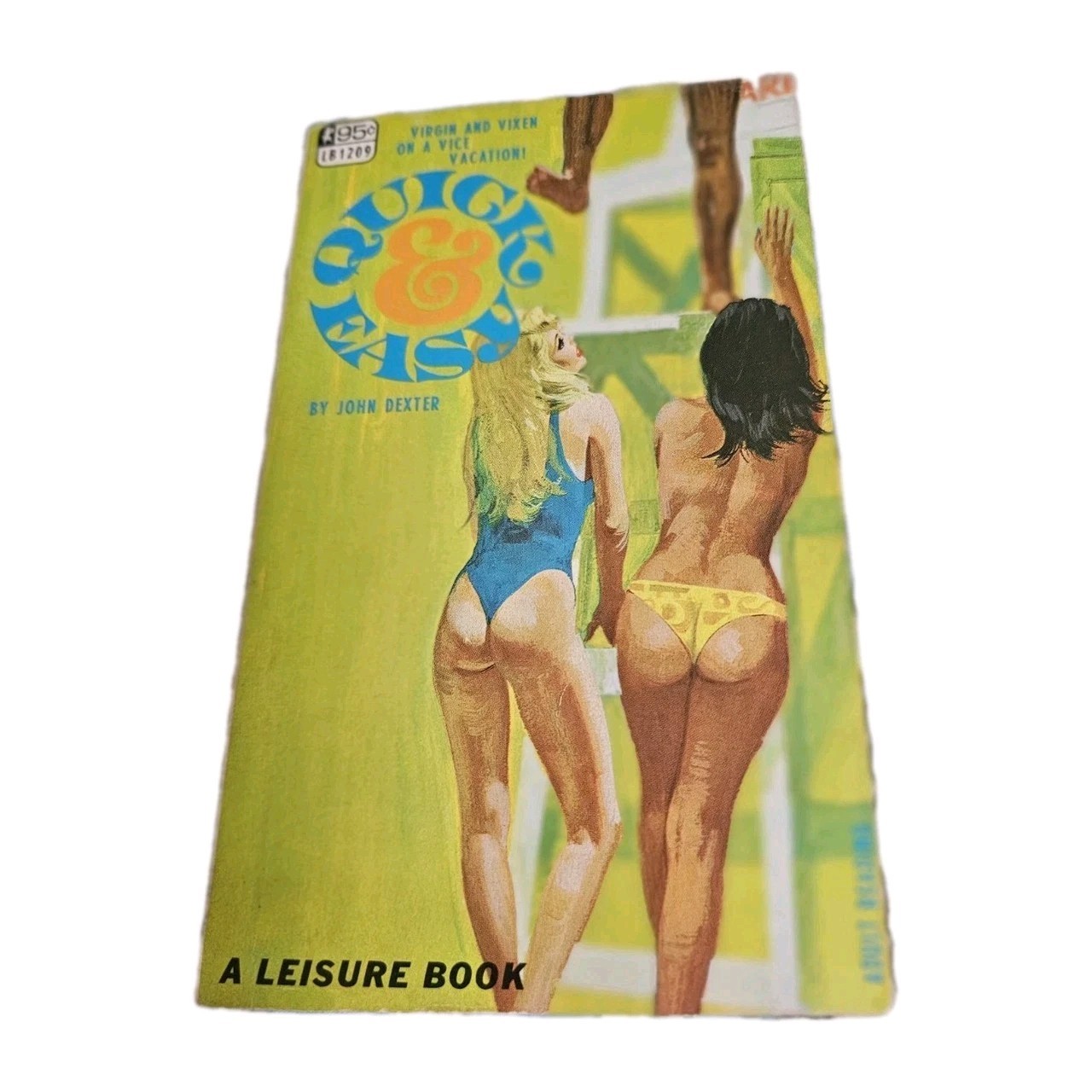 Quick & Easy John Dexter 1967 Leisure Books LB1209 Robert Bonfils Cover Art PBO