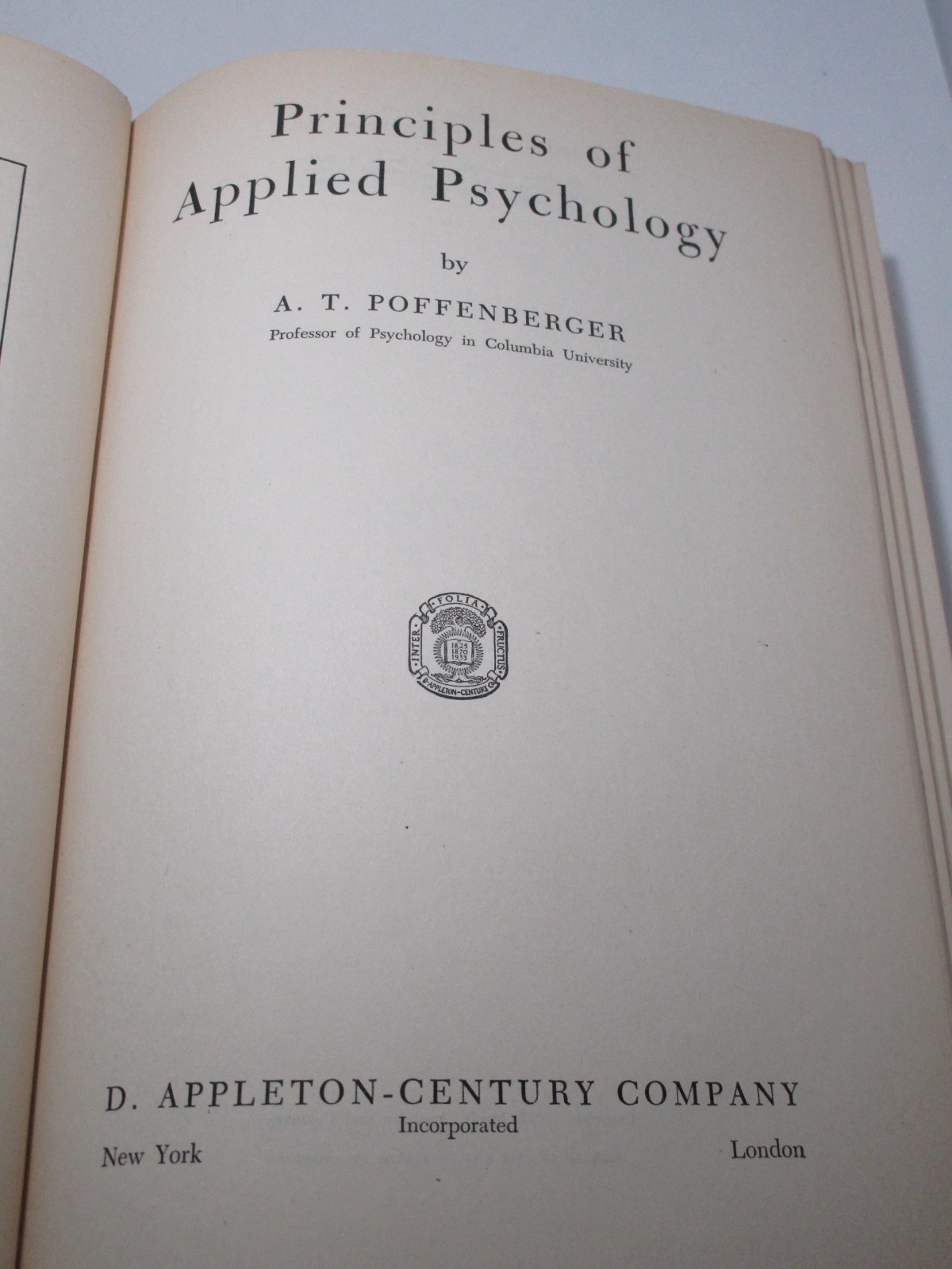 The Principles of Psychology William James Hardcover 1942