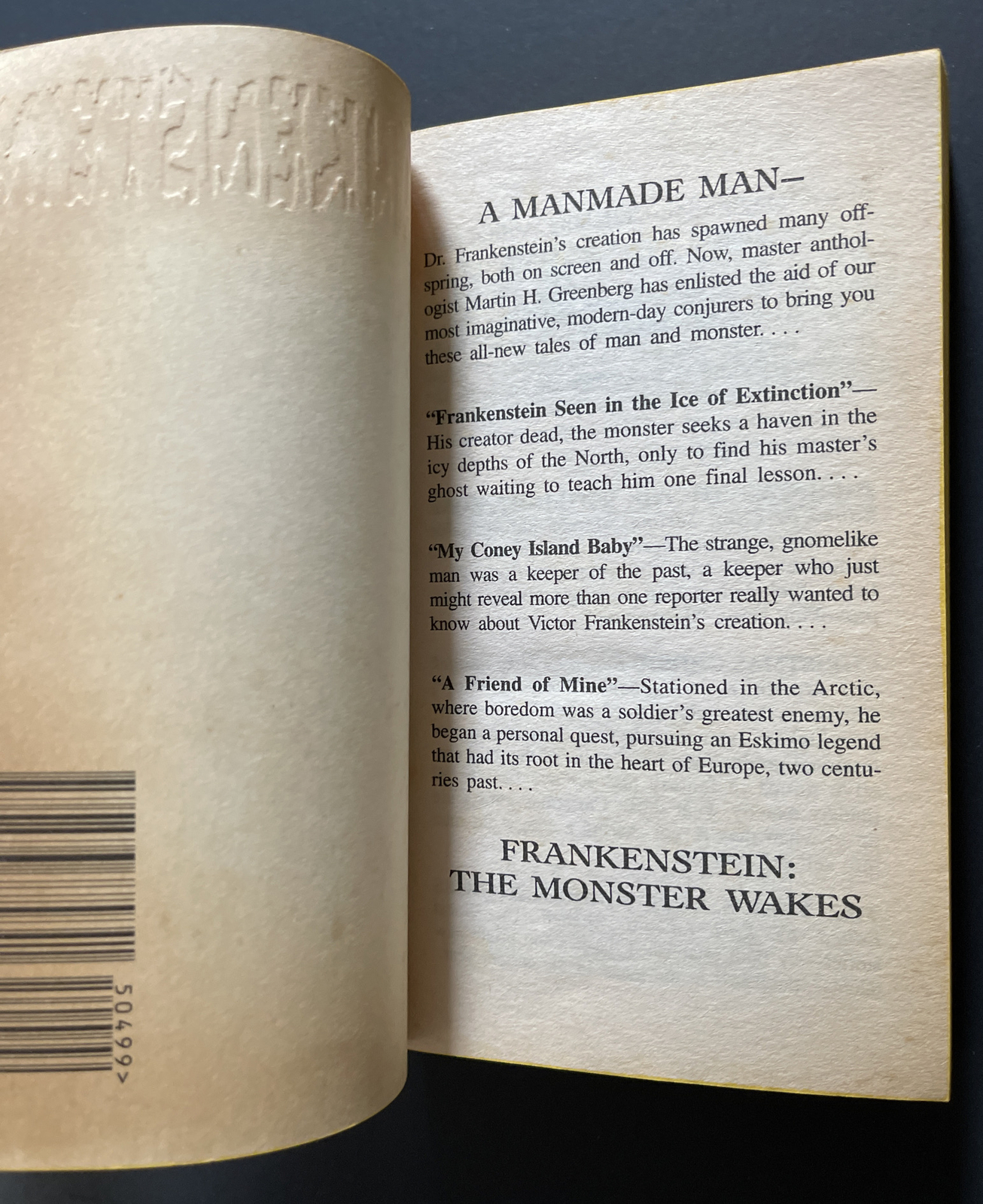 DRACULA & FRANKENSTEIN Horror Anthologies Edit Martin H Greenberg 1st Prints New