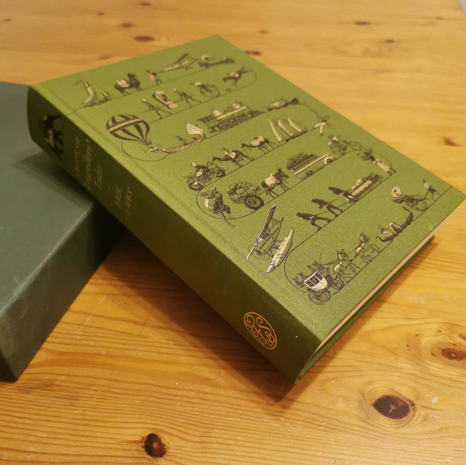 2005 A Traveller’s Tales – Ed Newby Folio Society 1st ED illustrated Slip Case