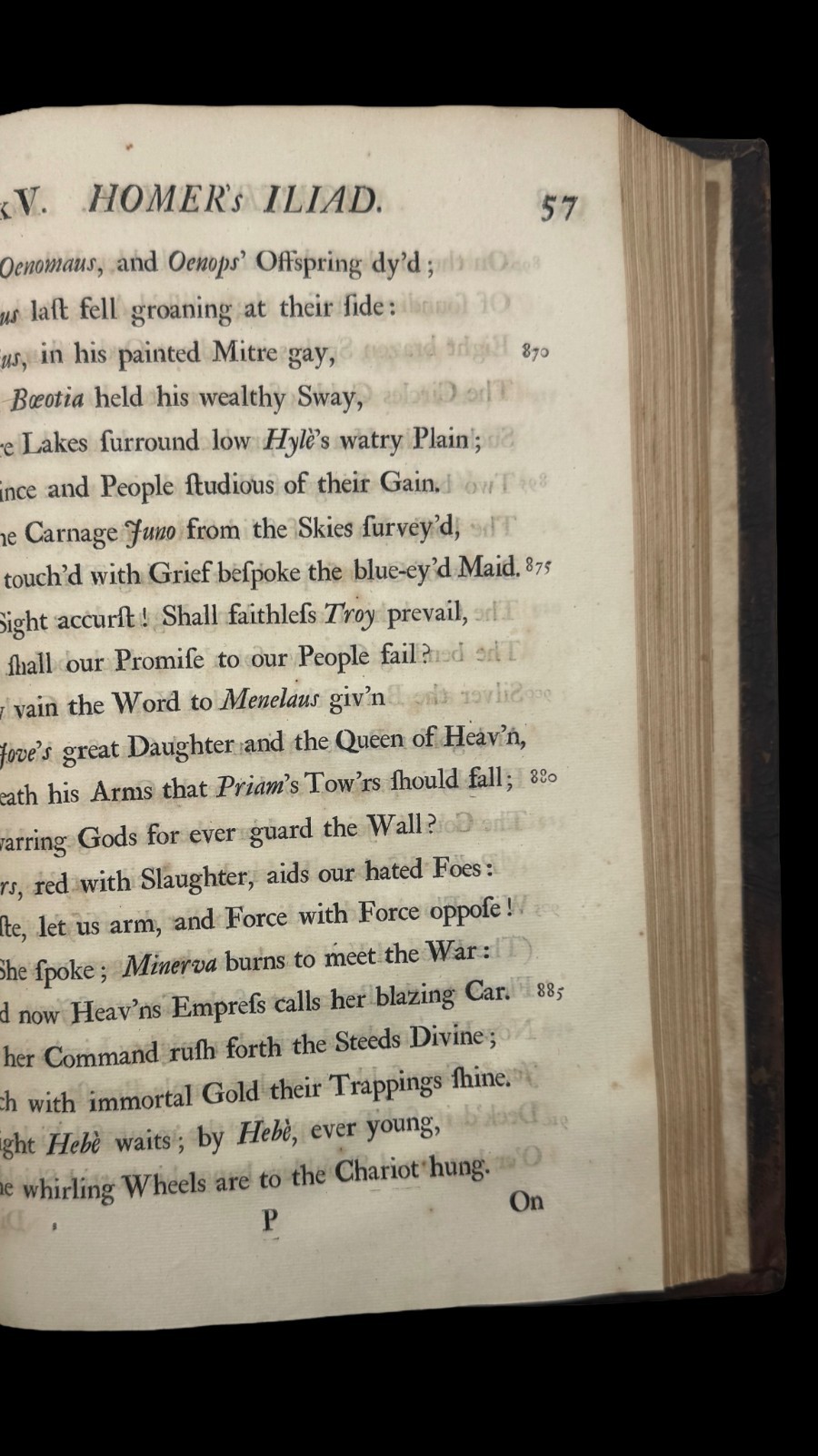 1715 – The Iliad of Homer by Alexander Pope *SCARCE 1ST EDITION FOLIO FINE CALF*