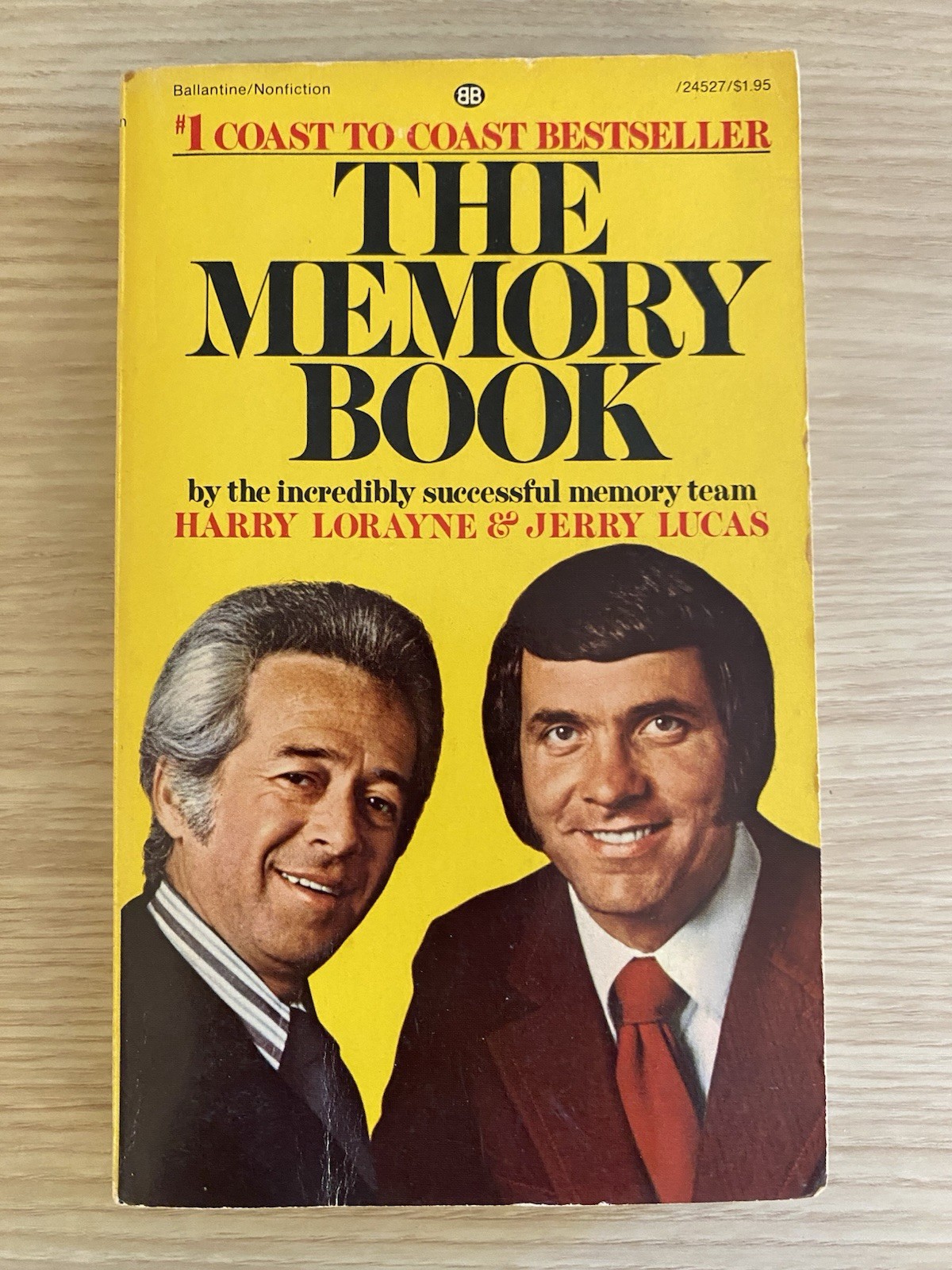 1975 The Memory Book by Harry Lorayne and Jerry Lucas