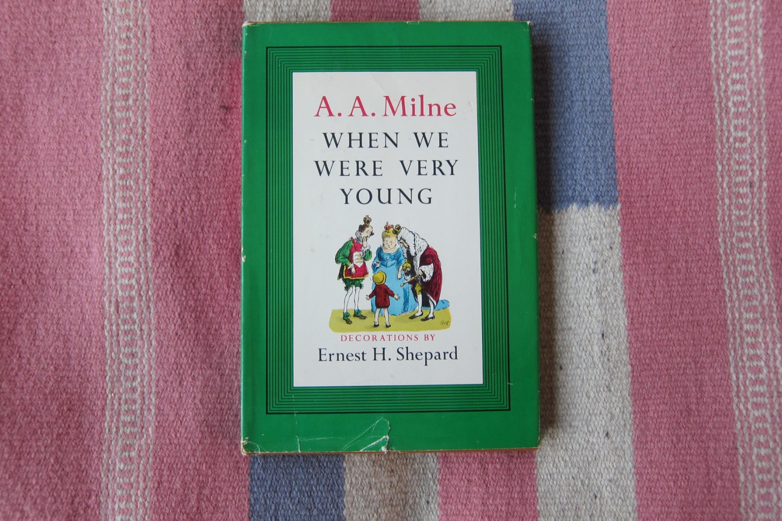 Vintage “When We Were Very Young” A.A. Milne Hardcover Dust Jacket Book Club Ed.