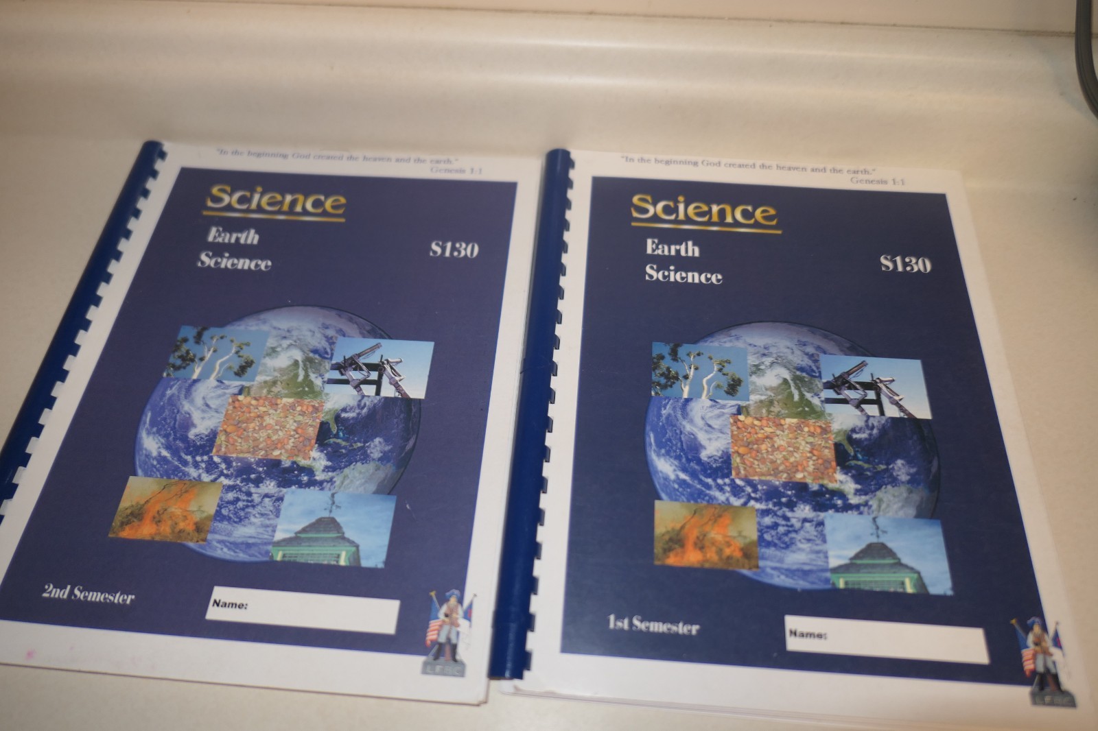 Science Earth S130 LFBC 1st & 2nd Semester 2 Plastic Comb Paperbacks