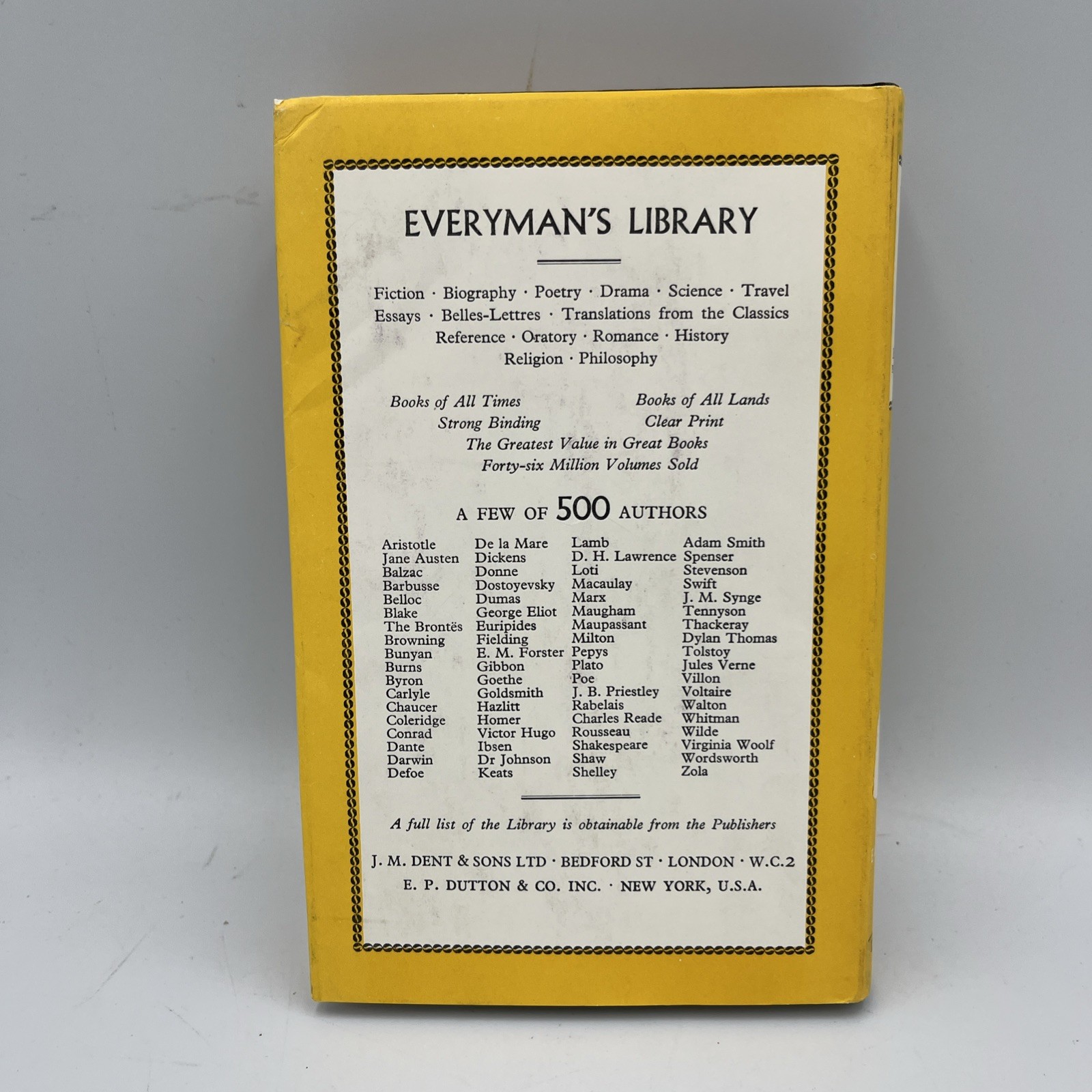 Spenser The Faerie Queene • Volume One • Everymans Library • No. 443 • 1966