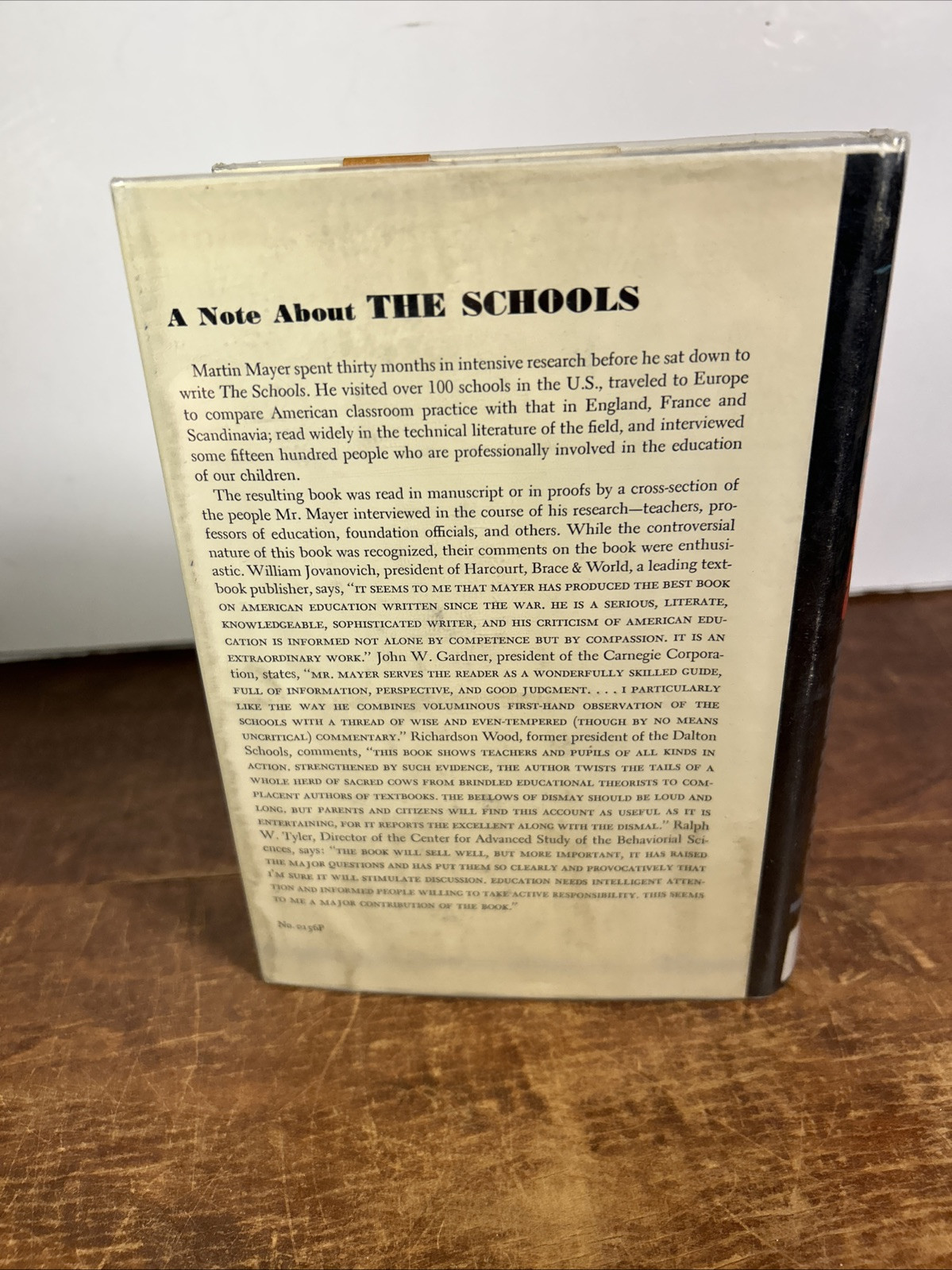 Martin Mayer US American Education The Schools Teachers Students HCDJ 1961