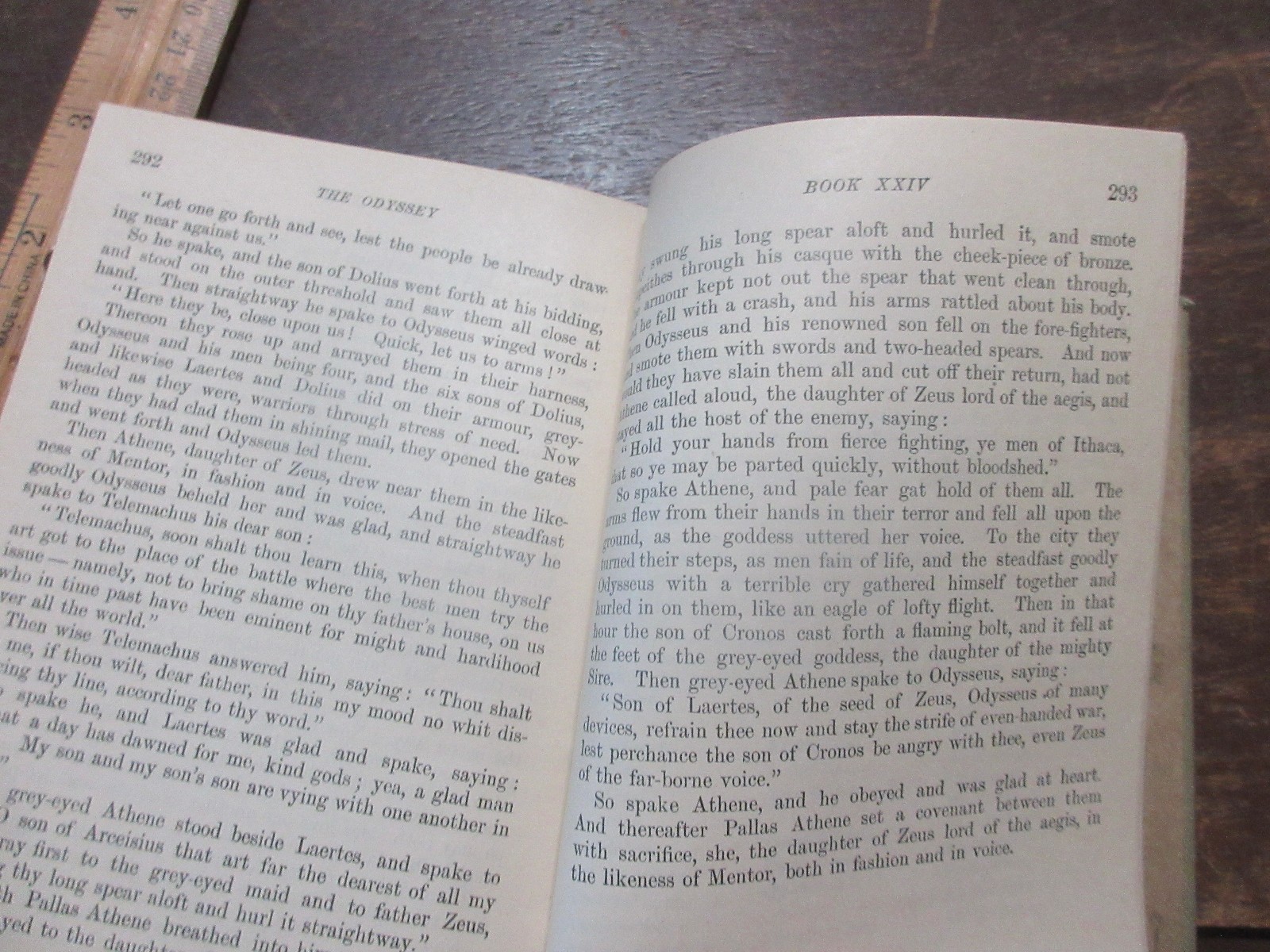 1911 Homer’s Odyssey Macmillan’s Pocket Classic Book HAND DRAWING SIGNED DATED