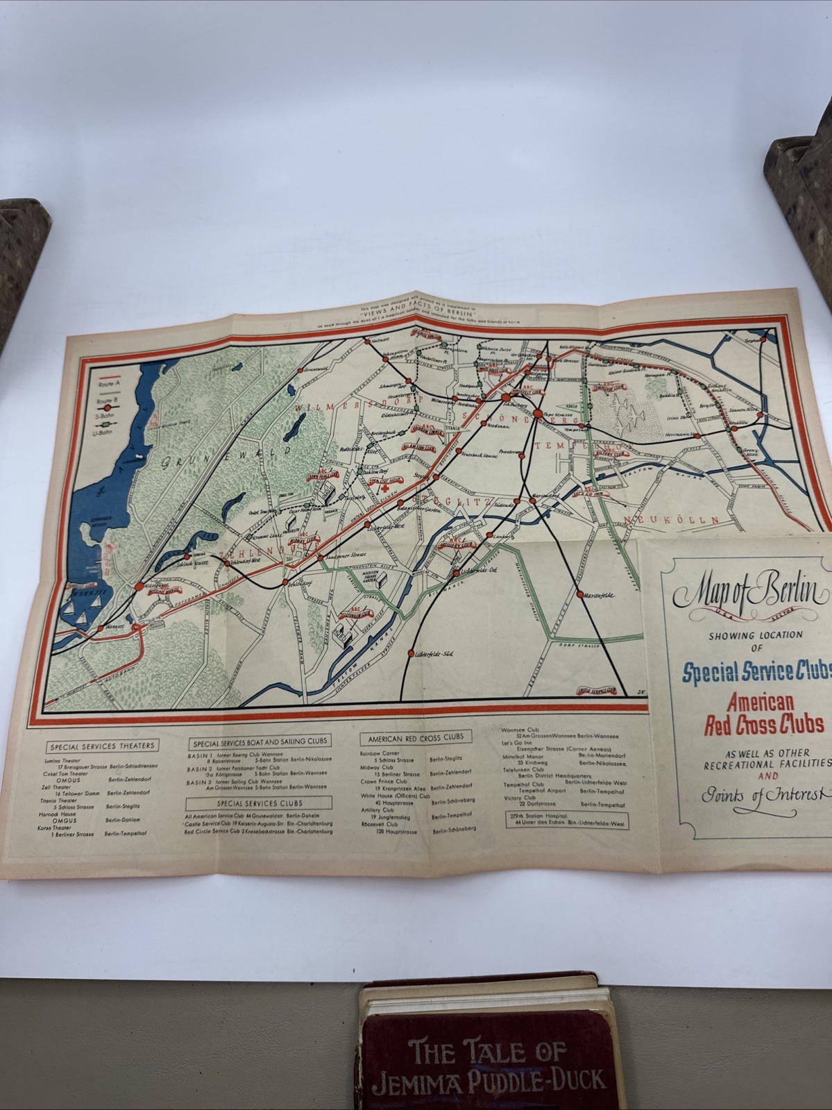 WWII Berlin Occupation Guide 78th Division US Army Map Book (O-4)