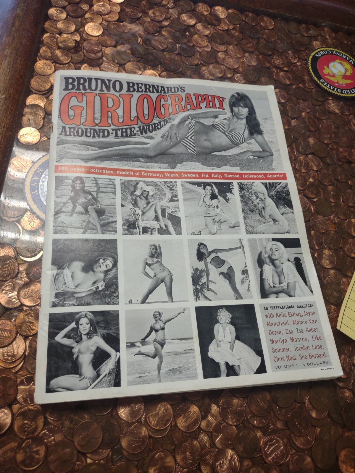 Bruno Bernard’s Girlography Around The World Pin-Ups Bernard of Hollywood 1967