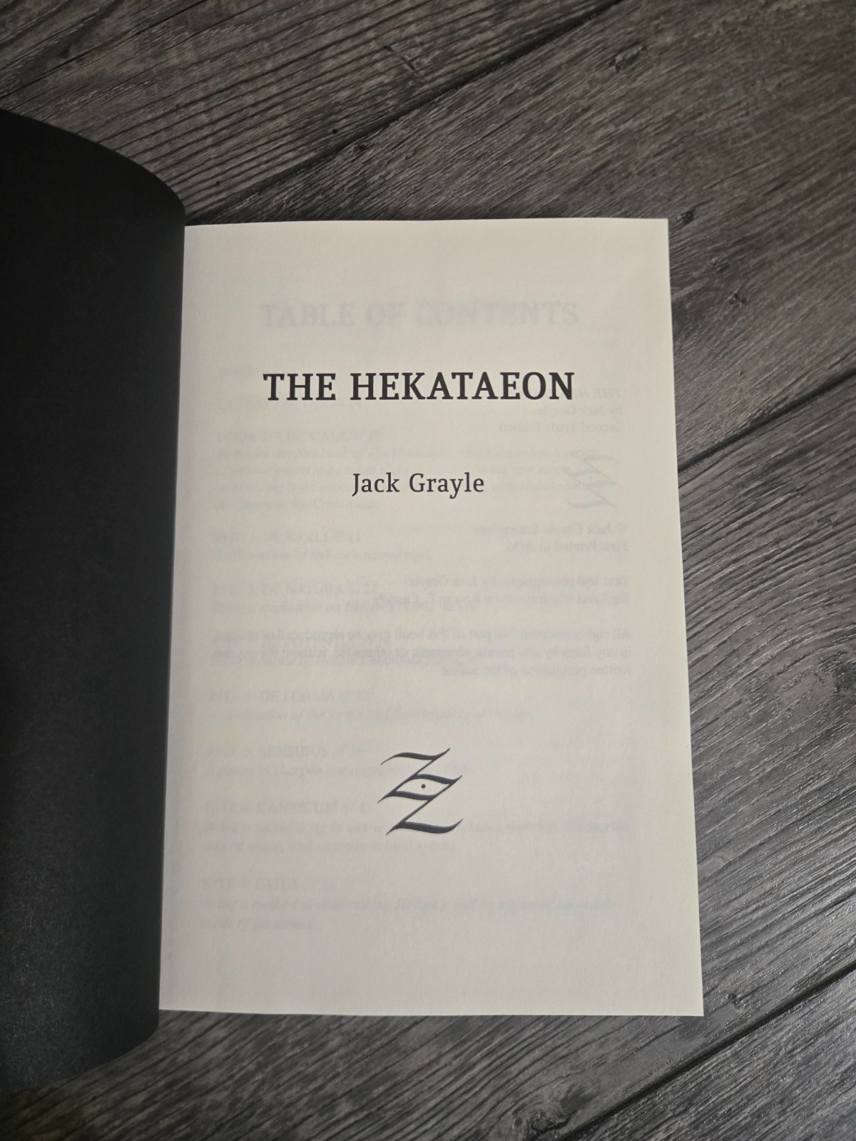 The Hekataeon Jack Grayle Second Trade Edition 2026 Hekate Occult Grimoire Rare