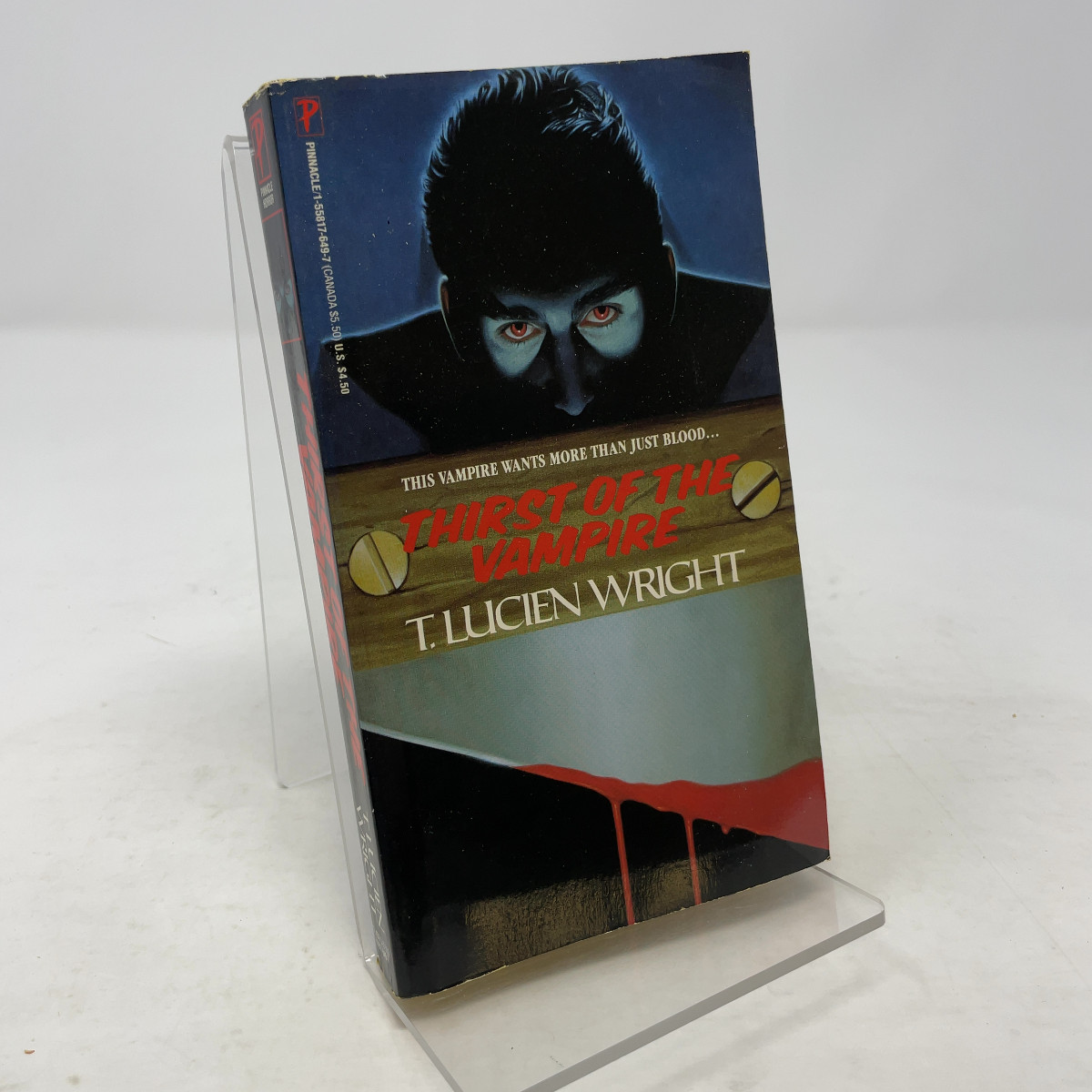 Thirst of the Vampire by T. Lucien Wright PB First Edition Very Good 1992