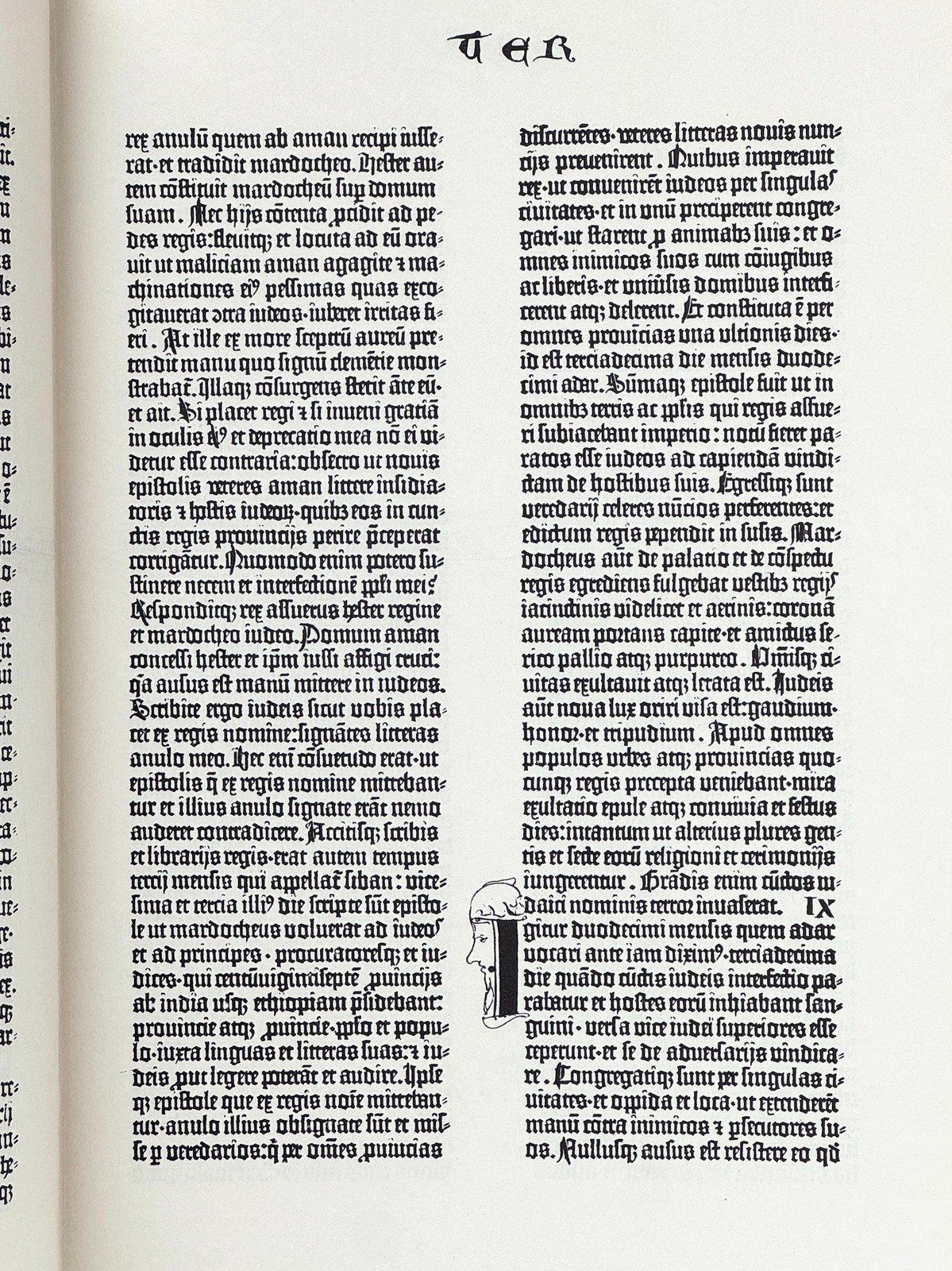 ~1968 Facsimile Gutenberg Bible 2 Volume Set Latin English VINTAGE HC VG SET