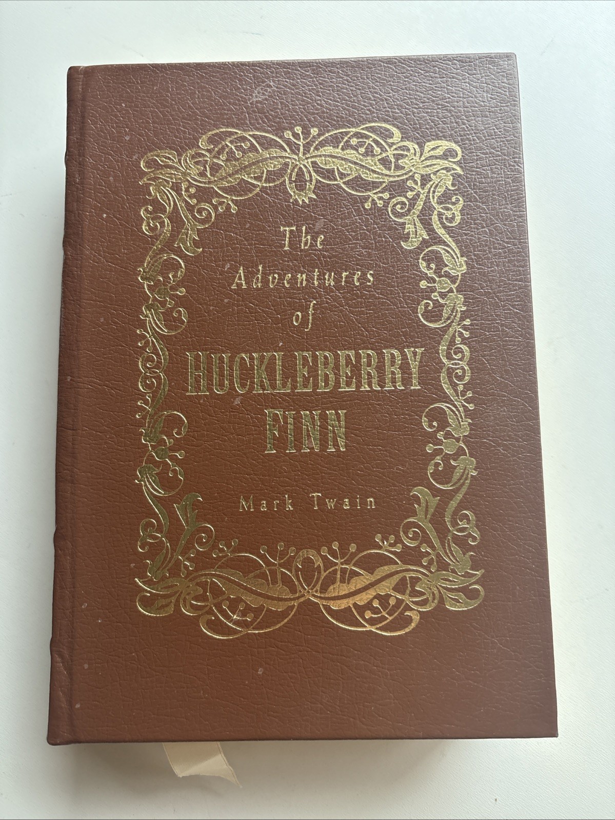 Sweet Water Press ADVENTURES OF HUCKLEBERRY FINN, Mark Twain Leatherbound 1998